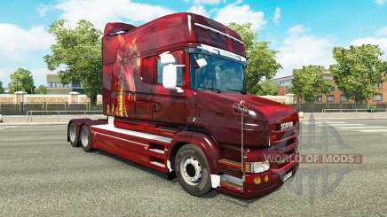 Haut Drachen für LKW Scania T für Euro Truck Simulator 2