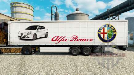 Alfa Romeo peau pour les remorques pour Euro Truck Simulator 2