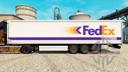 FedEx peau pour les remorques pour Euro Truck Simulator 2