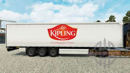 La peau de M. Kipling sur un rideau semi-remorque pour Euro Truck Simulator 2