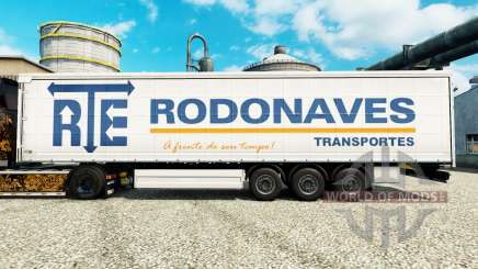 RTE Rodonaves Transportes de la peau pour les remorques pour Euro Truck Simulator 2