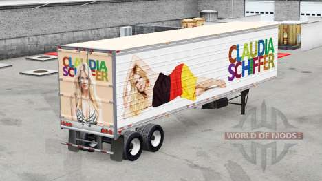 Une collection de peaux sur frigorifique semi-re pour American Truck Simulator