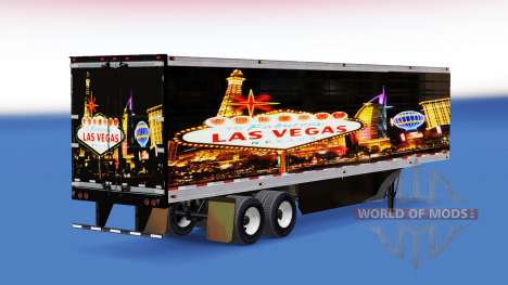 La peau de Las Vegas pour frigorifique semi-remo pour American Truck Simulator