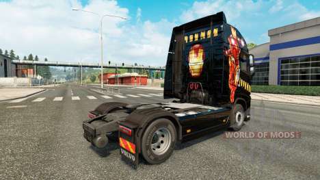 Iron Man skin für Volvo-LKW für Euro Truck Simulator 2