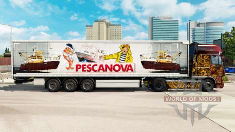 Haut Pescanova Vorhang semi-trailer für Euro Truck Simulator 2
