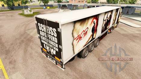 Haut auf Sparta kühl-Auflieger für Euro Truck Simulator 2
