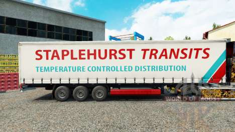 Staplehurst Transits de la peau sur la semi-remo pour Euro Truck Simulator 2