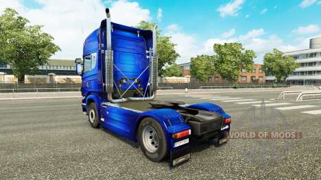 Fantastique Bleu de la peau pour Scania camion pour Euro Truck Simulator 2