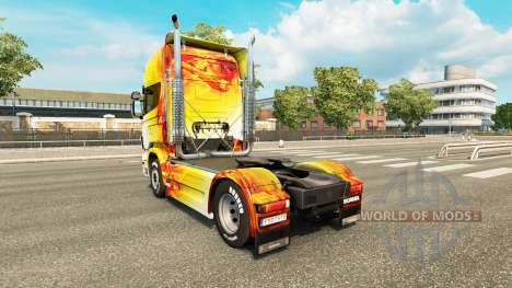 Flame skin für Scania-LKW für Euro Truck Simulator 2