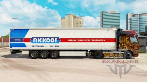 Haut Nickoot auf einen Vorhang semi-trailer für Euro Truck Simulator 2
