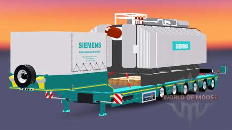 Low sweep, mit der Last Transformator Siemens für Euro Truck Simulator 2