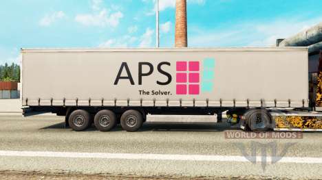 La peau de l'APS sur un rideau semi-remorque pour Euro Truck Simulator 2