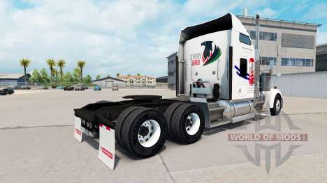 La peau sur Tecate camion Kenworth W900 pour American Truck Simulator
