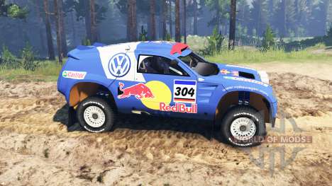 Volkswagen Touareg Dakar Rally für Spin Tires