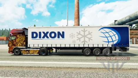 Haut Dixon auf einem Vorhang semi-trailer für Euro Truck Simulator 2