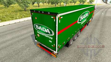 SADA Transportes de la peau pour une remorque à  pour Euro Truck Simulator 2