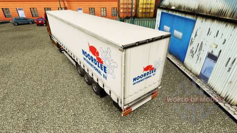 Haut Noordzee auf einen Vorhang semi-trailer für Euro Truck Simulator 2