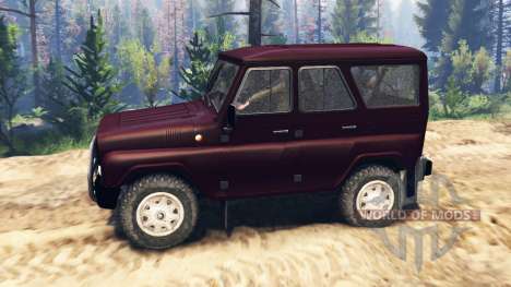 UAZ-315195 chasseur turbo v2.0 pour Spin Tires