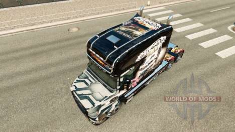 La peau NFS most Wanted pour camion Scania T pour Euro Truck Simulator 2