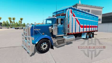 Der Körper des van-Typ für Kenworth W900 für American Truck Simulator