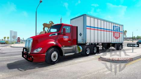 Le trafic de fret dans les couleurs de compagnie pour American Truck Simulator