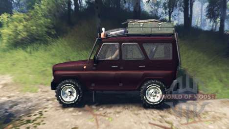 UAZ-315195 chasseur turbo v3.0 pour Spin Tires