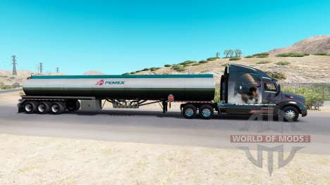La peau Pemex carburant semi-réservoir pour American Truck Simulator