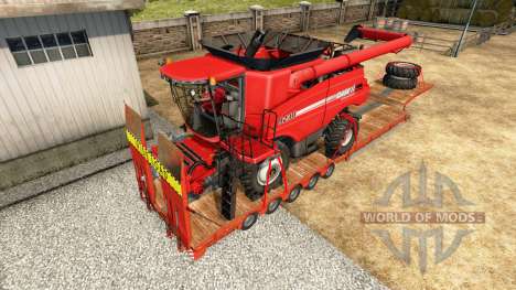 Bas de balayage avec de la machinerie agricole pour Euro Truck Simulator 2