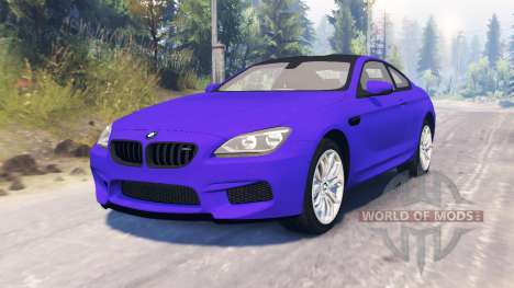 BMW M6 (F13) pour Spin Tires