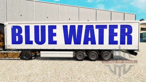 Haut bei Blue Water curtain semi-trailer für Euro Truck Simulator 2