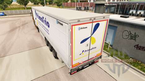Haut Primafrio Vorhang semi-trailer für Euro Truck Simulator 2