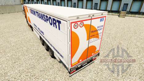 Haut-Boom-Transport auf semi-trailer Vorhang für Euro Truck Simulator 2