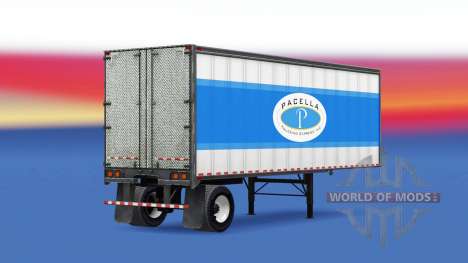 La peau Pacella Camionnage Exprimer semi-remorqu pour American Truck Simulator