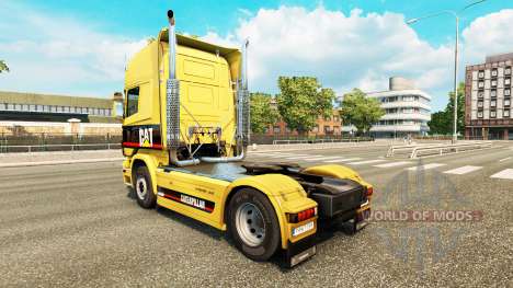 La peau de la Chenille tracteur Scania pour Euro Truck Simulator 2