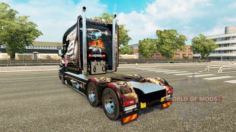 La peau NFS most Wanted pour camion Scania T pour Euro Truck Simulator 2