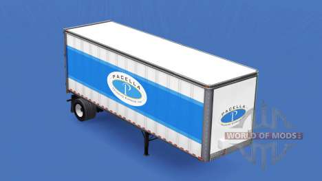 La peau Pacella Camionnage Exprimer semi-remorqu pour American Truck Simulator