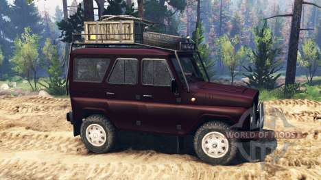 UAZ-315195 chasseur turbo v2.0 pour Spin Tires
