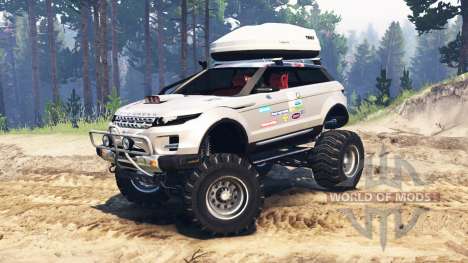 Range Rover Evoque LRX lifted pour Spin Tires