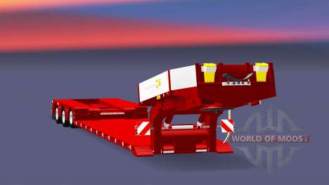 Drei-Achs-Tieflader-Schleppnetz Doll Vario v2.0 für Euro Truck Simulator 2