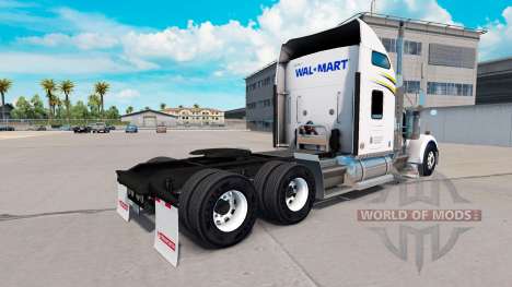 Haut Walmart auf dem truck-Kenworth W900 für American Truck Simulator
