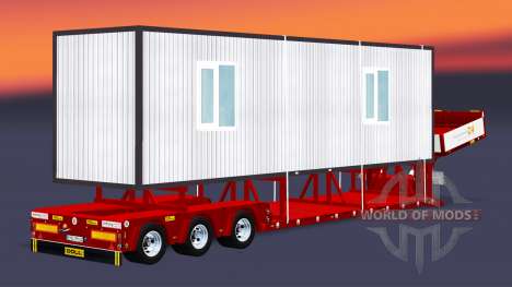 Bas de balayage avec une cargaison cabines pour Euro Truck Simulator 2