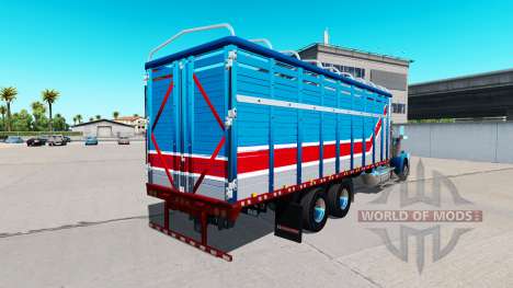 Le corps de van type de Kenworth W900 pour American Truck Simulator