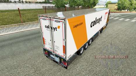 Semi-remorque frigo Chereau Colruyt pour Euro Truck Simulator 2