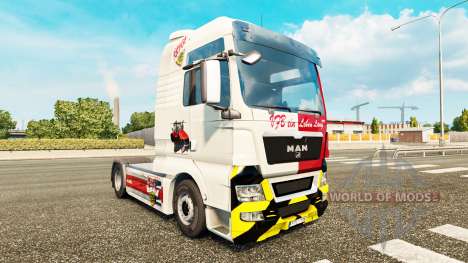 Skin VFB Stuttgart for MAN truck pour Euro Truck Simulator 2