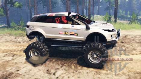 Range Rover Evoque LRX lifted für Spin Tires
