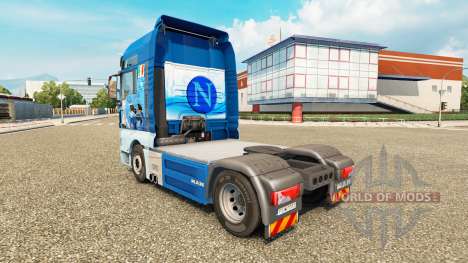 Haut Napoli auf Traktor MAN für Euro Truck Simulator 2