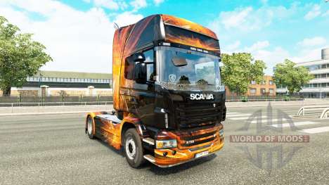 Cubique, les Reflets de la peau pour Scania cami pour Euro Truck Simulator 2