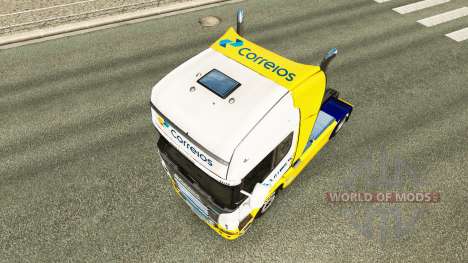 Correios skin für Scania-LKW für Euro Truck Simulator 2