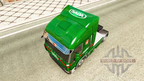 Sada Transportes skin für Iveco-Zugmaschine für Euro Truck Simulator 2