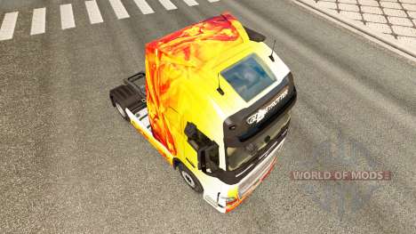 La flamme de la peau pour Volvo camion pour Euro Truck Simulator 2